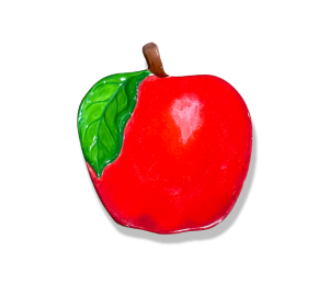 Color Me Mine Apple Plate